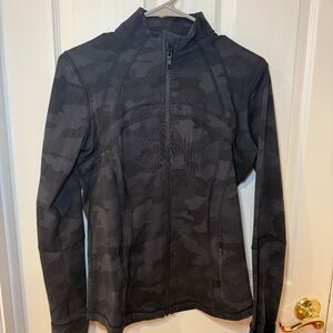 Lululemon Define Jacket *Luon Black Camo Size 10